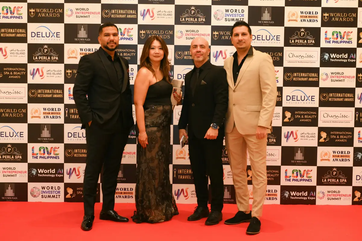 Winners celebrating at the Golden Tree Awards gala